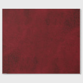 Burgundy Suede Wrapping Paper Cadeaupapier (Vlak)