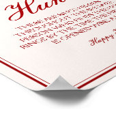 Burgundy Valentine Bridal Shower Ring Game  Poster (Hoek)