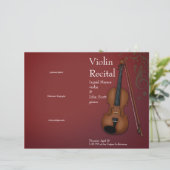 Burgundy Violin Viola vouwde het programma van de (Staand voorkant)