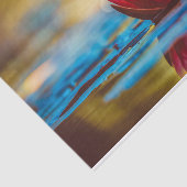 Burgundy Water Lily Tissuepapier (Detail)