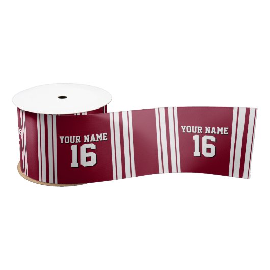 Burgundy White Team Jersey Lint (Spoel)
