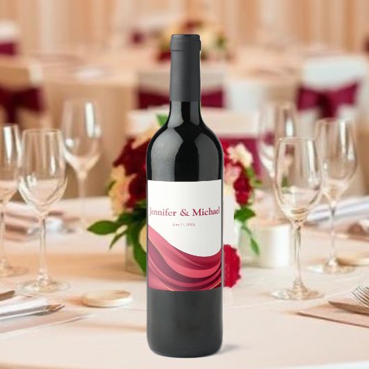 Burgundy Wijn Etiket