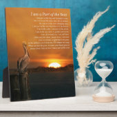 Burial at Zee Memorial Spiritueel Poem Fotoplaat (Zijkant)