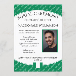 BURIAL CEREMONY Funeral NIGERIA Photo Kaart