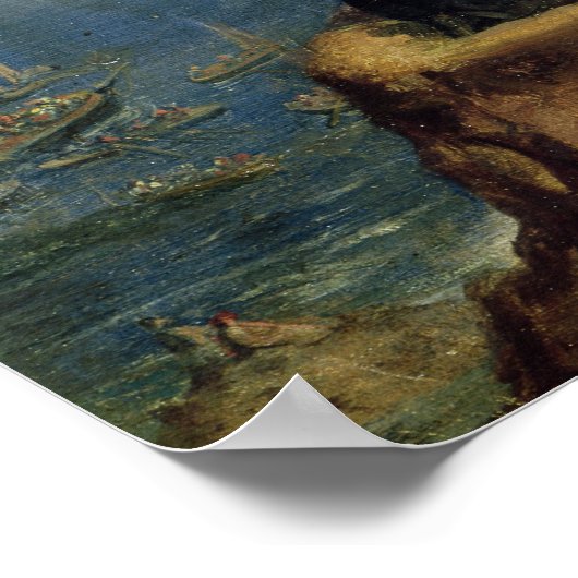 Burial of the Vicomte de Chateaubriand Poster (Hoek)