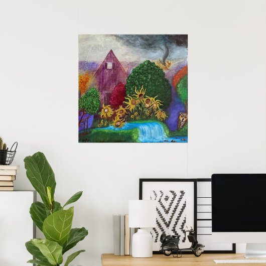 Buried Agony Poster (Thuiskantoor)