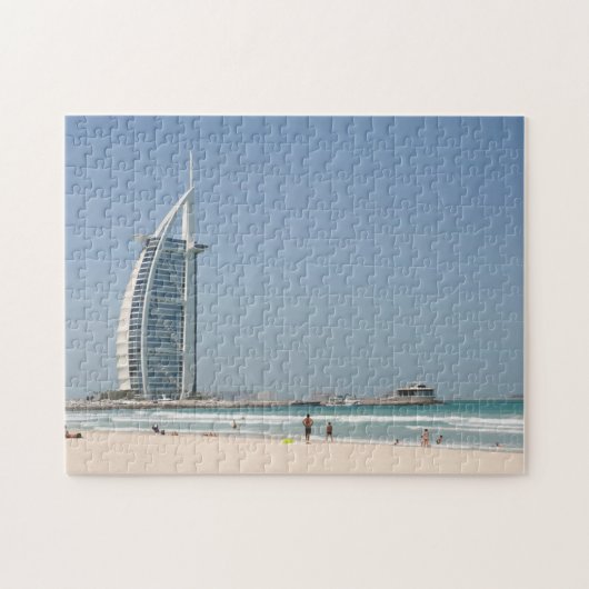 Burj Al Arab from Sunset Beach, Dubai Legpuzzel (Horizontaal)