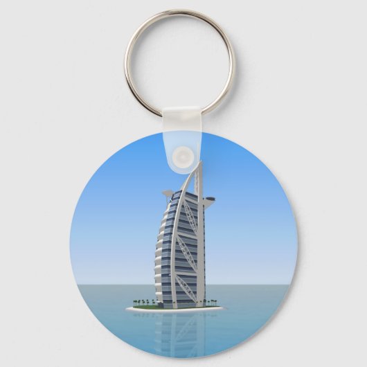 Burj Al Arab Hotel Dubai: 3D-model: Sleutelhanger (Voorkant)