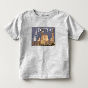 Burj al Arab Moskee in de avond Dubai Kinder Shirts