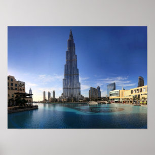 Burj Khalifa, affiche de Dubaï