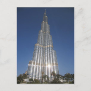 burj khalifa bright briefkaart