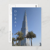 burj khalifa dubai briefkaart (Voorkant / Achterkant)