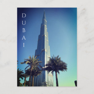 burj khalifa dubai uae briefkaart