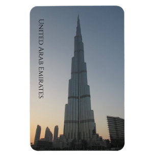 burj khalifa dusk magneet