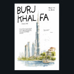 Burj Khalifa Poster  Dubai UAE Skyline  Modern<br><div class="desc">Burj Khalifa Poster  Dubai UAE Skyline  Modern Architecture Wall Art Decor

Vintage Poster,  Japanese Art,  Exhibition Poster,  Art Print,  Wall Decor,  Mid Century Modern,  Bauhaus Print,  Minimalist Wall Art,  Home Office Decor,  Housewarming Gift,  Gallery Wall Set,  Retro Wall Art,  Botanical Print</div>