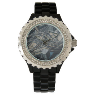 Burj Khalifa Road uitzicht, Dubai, Verenigde State Horloge