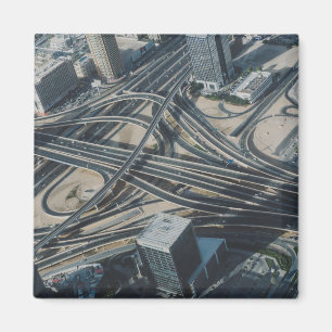 Burj Khalifa Road uitzicht, Dubai, Verenigde State Magneet