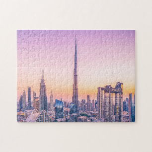 Burj Khalifa Sunset Jigzaag Puzzle Legpuzzel