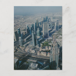 Burj Khalifa uitzicht, Dubai Briefkaart