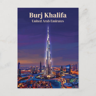 Burj Khalifa Verenigde Arabische Emiraten Briefkaart