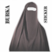 BURKA  STICKER (Voorkant)