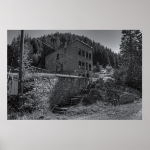 BURKE IDAHO - MIJNHOST TOWN POSTER