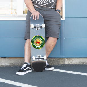 Burke Irish Shield & Celtic Cross Persoonlijk Sticker