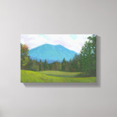 Burke Mountain Stretched Canvas Print (Voorkant)