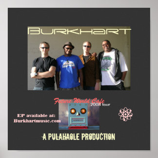 Burkhart Future World Cafe Poster