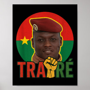 Burkina Faso - Bravo Captain Ibrahim Traoré _ Thom Poster