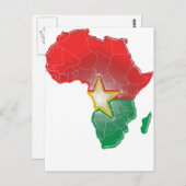 Burkina Faso Briefkaart (Voorkant / Achterkant)