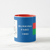 Burkina Faso Crest Classic Mok (Midden)