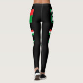 Burkina Faso Flag Leggings (Achterkant)