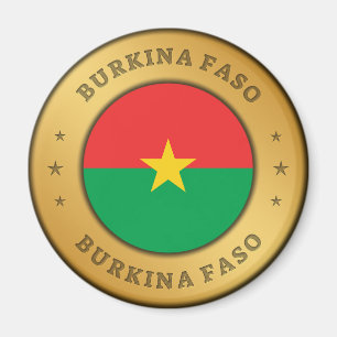 Burkina Faso Flag Magneet