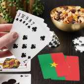 Burkina Faso Flag Pokerkaarten (Insitu)