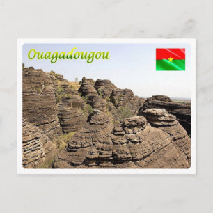Burkina Faso - Ouagadougou - Peaks of Fabedougou - Briefkaart