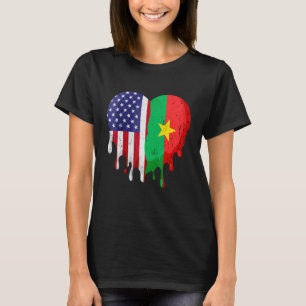 Burkinabe American Patriot Grown Country Melding H T-shirt
