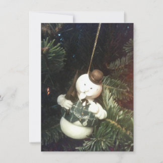 Burl Ives Snowman Carte postale de Noël