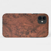 Burl Mahogany Wood Texture Case-Mate iPhone Case (Achterkant (horizontaal))