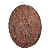 Burl Mahogany Wood Texture Dartbord (Voorkant Rechts)