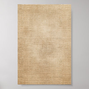 Burlap-achtergrond Poster