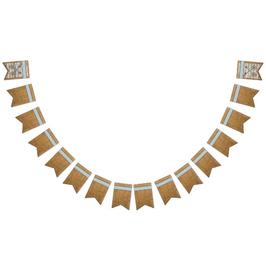 Burlap Banner Background Chevron Burlap Bunting (Alle)
