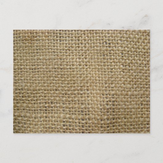 Burlap Briefkaart (Voorkant)