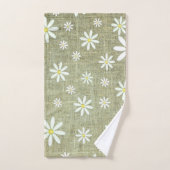 Burlap Daisy (Serviette à main)
