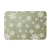 Burlap Daisy Badmat (Voorkant)