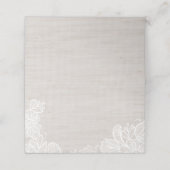 Burlap en Lace (Buitenkant ongevouwen)