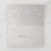 Burlap en Lace (Binnenkant ongevouwen)