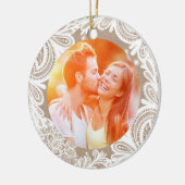  Burlap en Lace Ornament (Links)