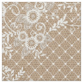 Burlap et dentelle Shabby Tissu chic (Fermer)
