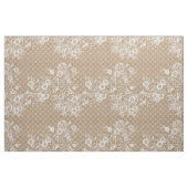 Burlap et dentelle Shabby Tissu chic (Fat Quarter)